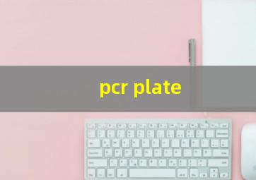 pcr plate